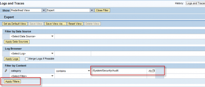 UME – Monitoring and Traces – Sap Security Pages